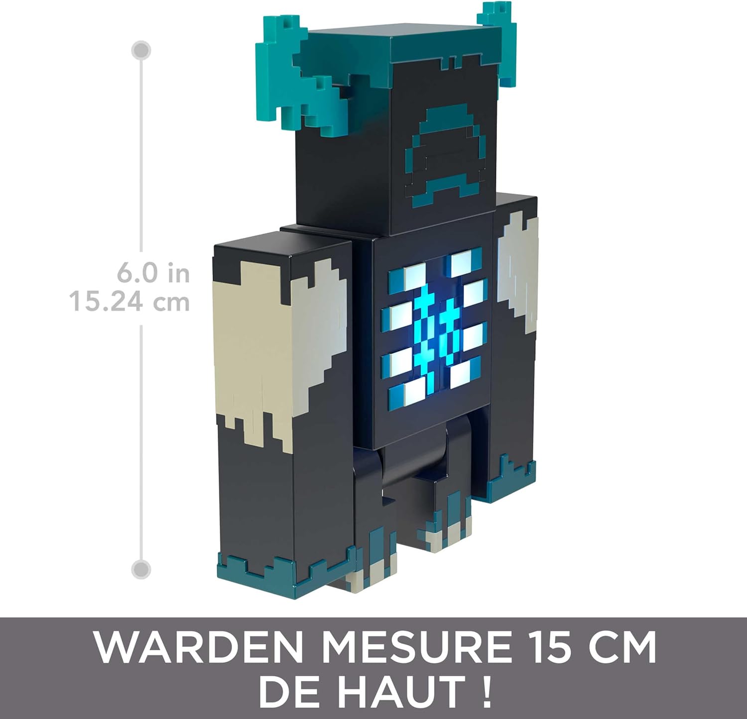 Figurine Minecraft Warden Gardien avec mode Attaque, lumières et sons HHK89 – Image 5