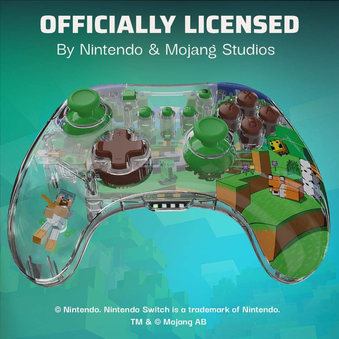 Manette sans fil Minecraft Forest pour Nintendo Switch – Image 5
