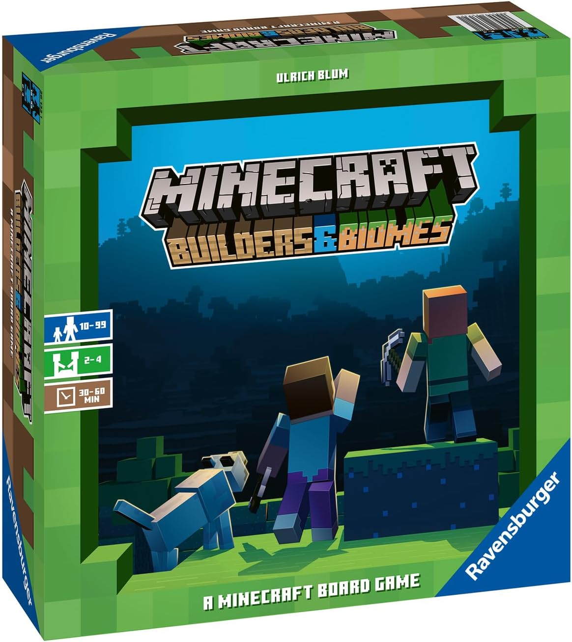 Jeu de société Minecraft Builders & Biomes Ravensburger, stratégie 2 à 4 joueurs dès 10 ans – Image 3