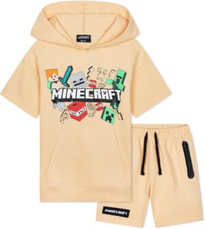 Ensemble Minecraft Creeper avec sweat à capuche et short
