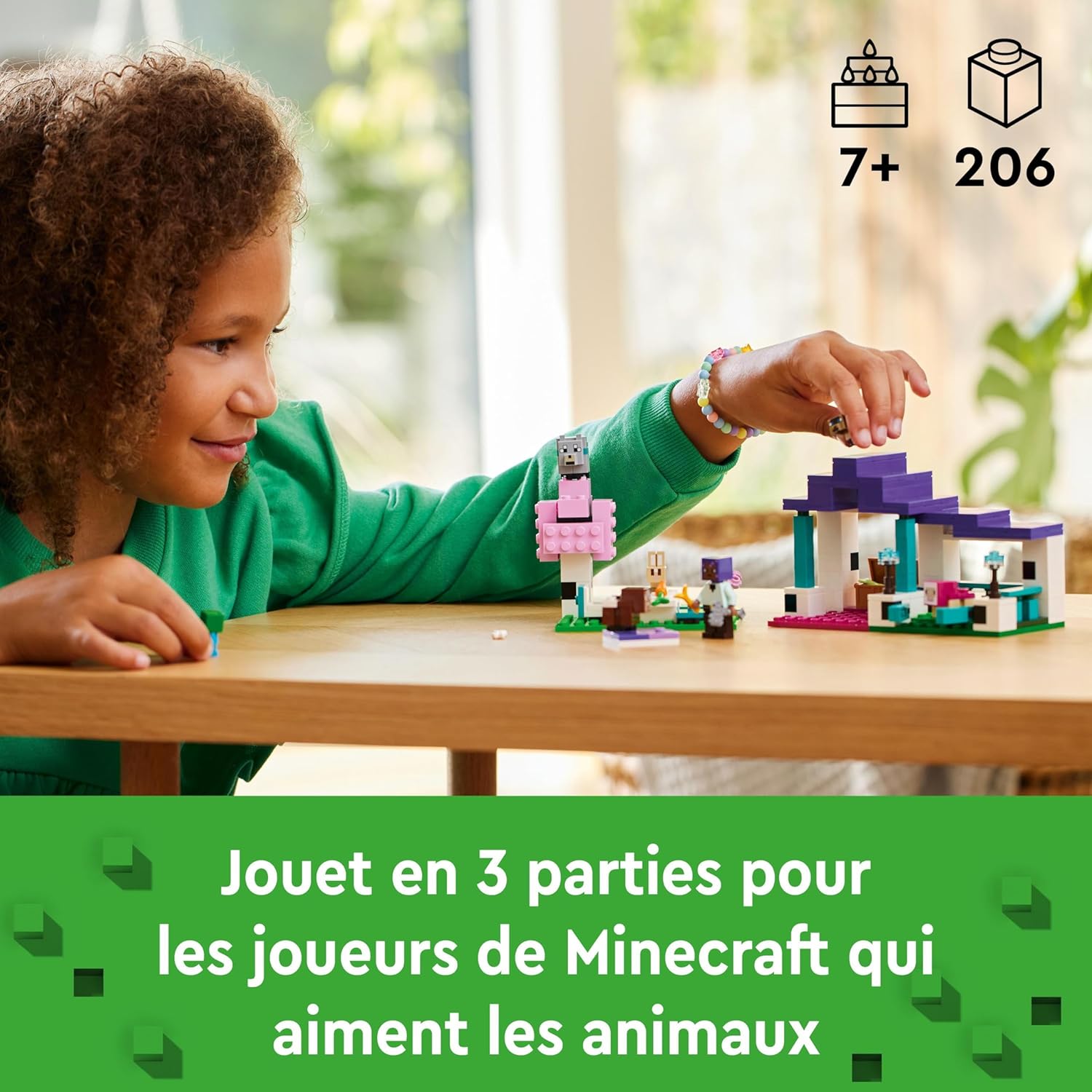 LEGO Minecraft 21253 Sanctuaire Animalier du biome plaine dès 7 ans – Image 4