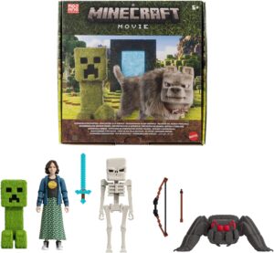 Minecraft Coffret Surface Natalie avec 4 figurines et 3 accessoires JFR70