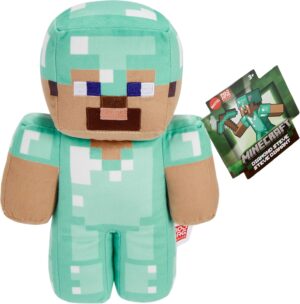 Peluche Minecraft Steve Diamant 20 cm Mattel HPP23