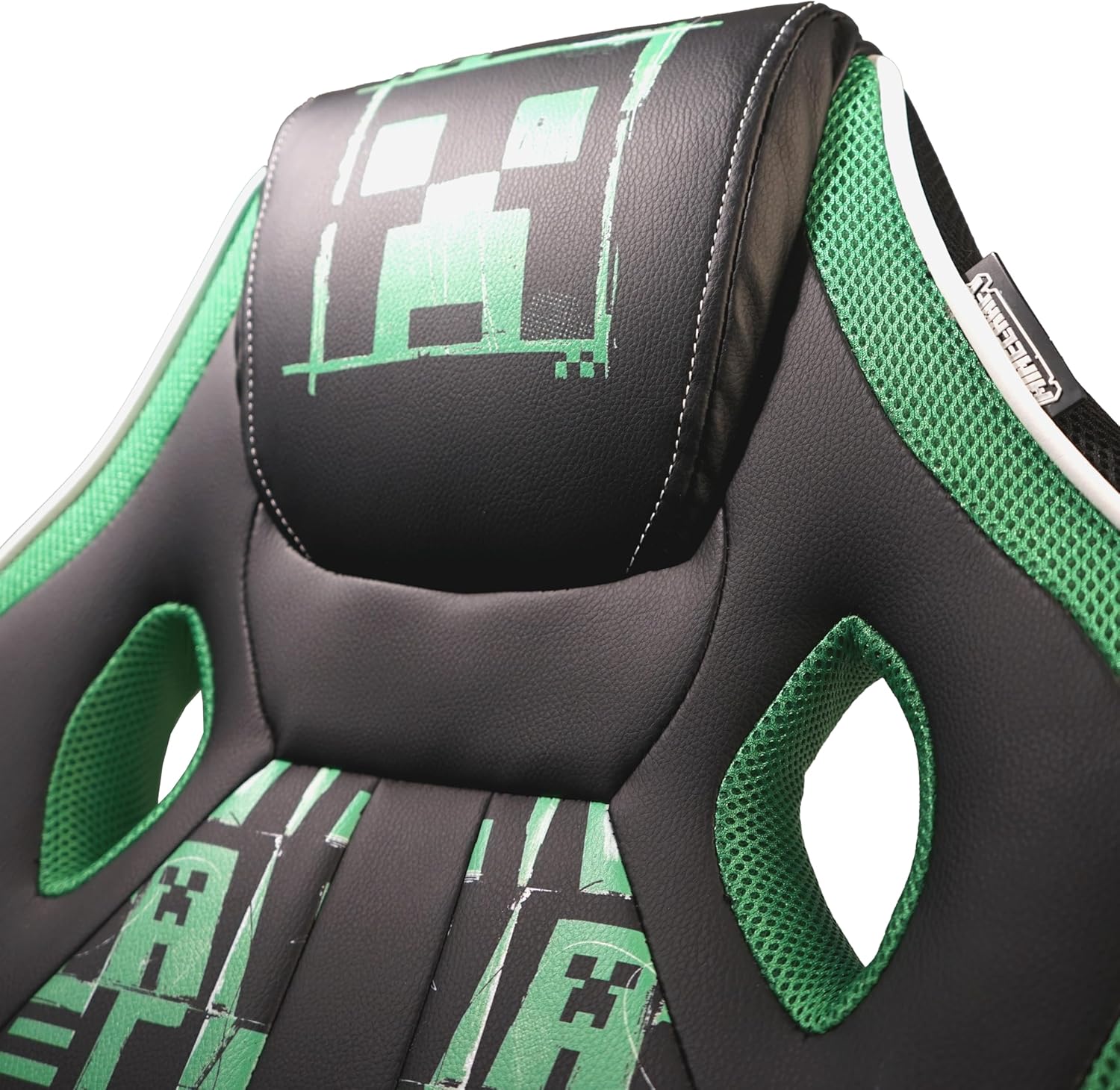 Chaise gaming Minecraft pivotante 360° rembourrée – Image 5