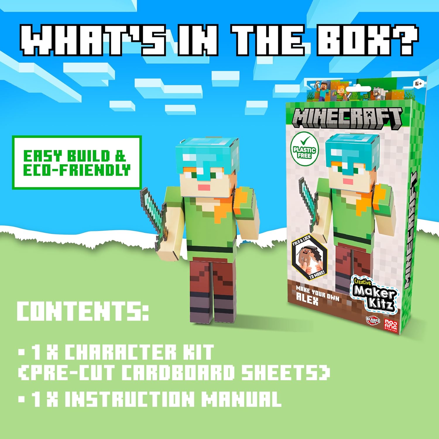 Kit créatif Minecraft Alex à assembler soi-même – Image 5
