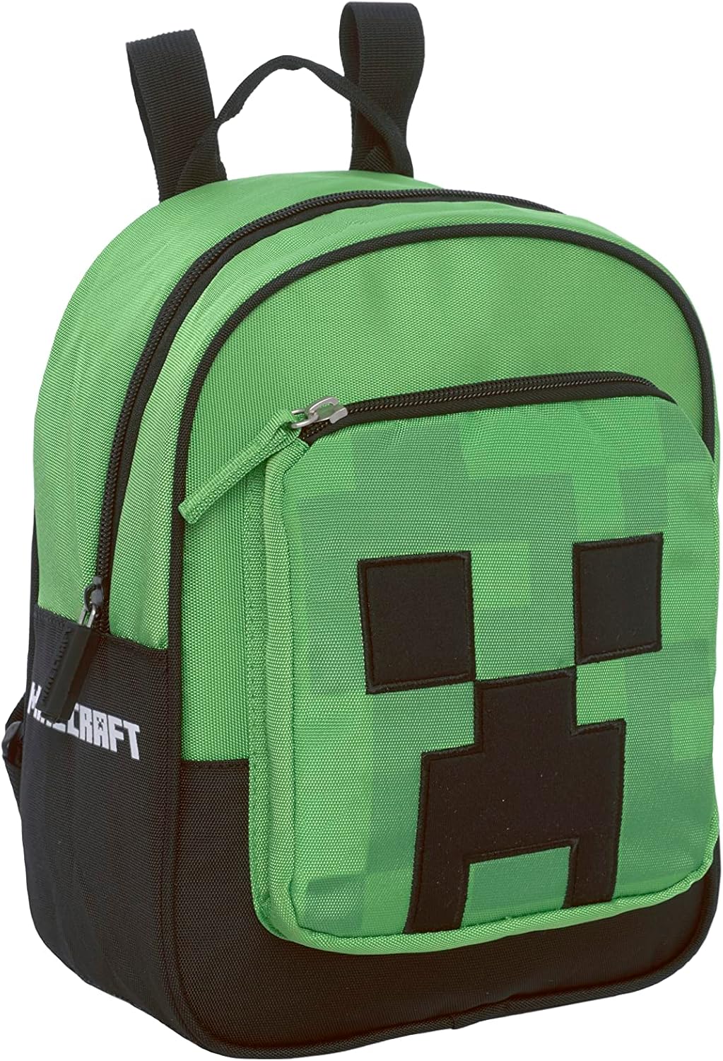 Sac à dos maternelle Minecraft Creeper à double poche zippée