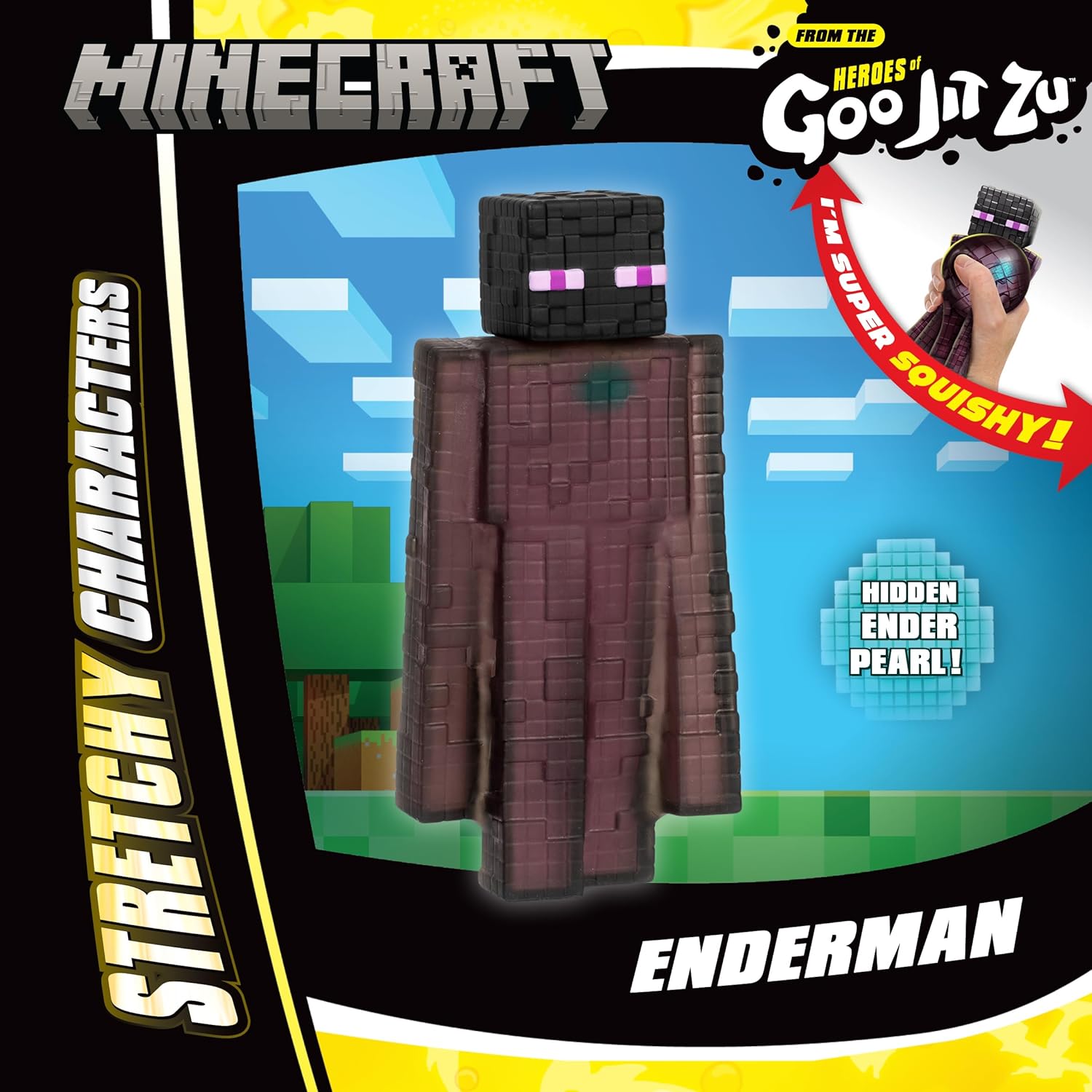 Minecraft Heroes of Goo Jit Zu Enderman élastique avec Perle de l'Ender – Image 7
