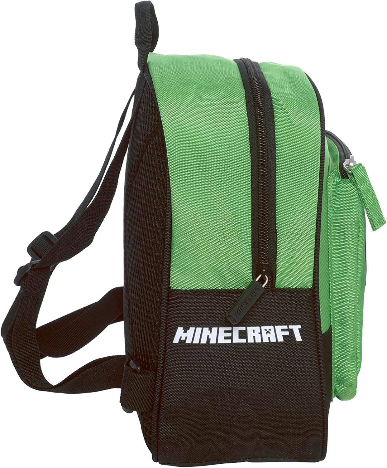 Sac à dos maternelle Minecraft Creeper à double poche zippée – Image 2
