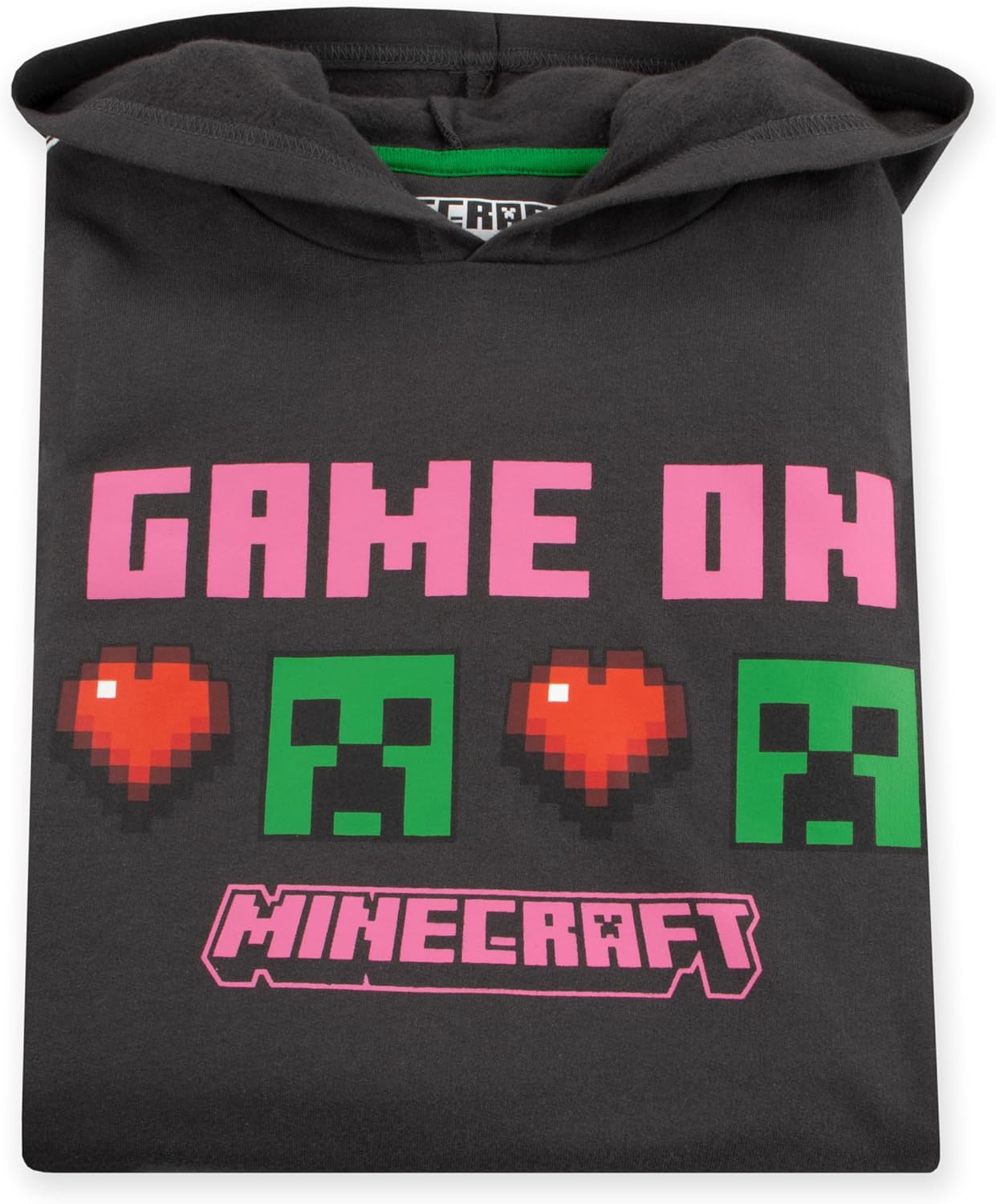 Sweat à capuche Minecraft Creeper enfant Game On – Image 7