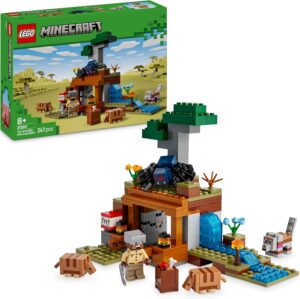 LEGO Minecraft Mine du tatou avec TNT, loup et araignée venimeuse