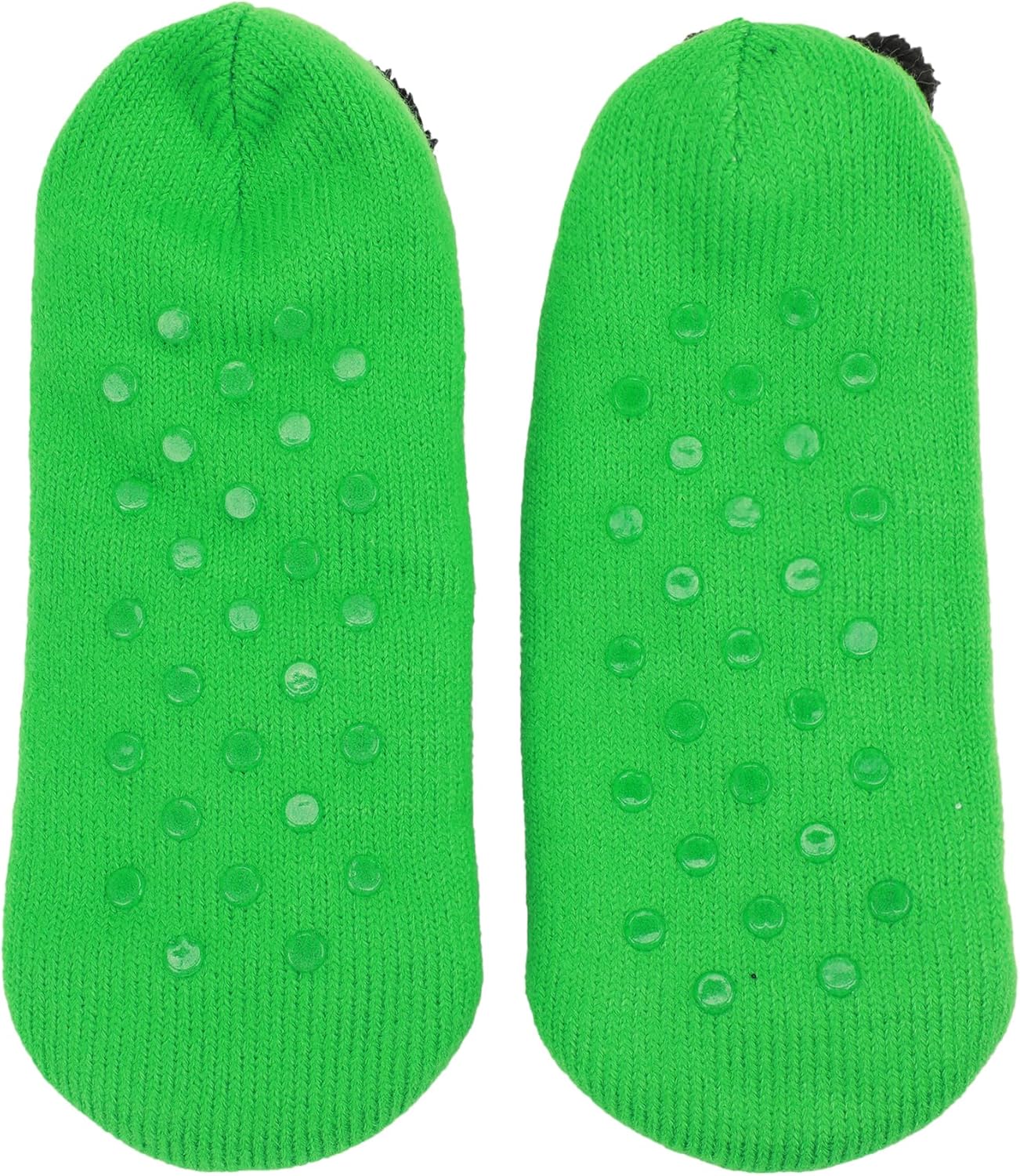 Chaussons chaussettes femme Minecraft Creeper Face vert – Image 4