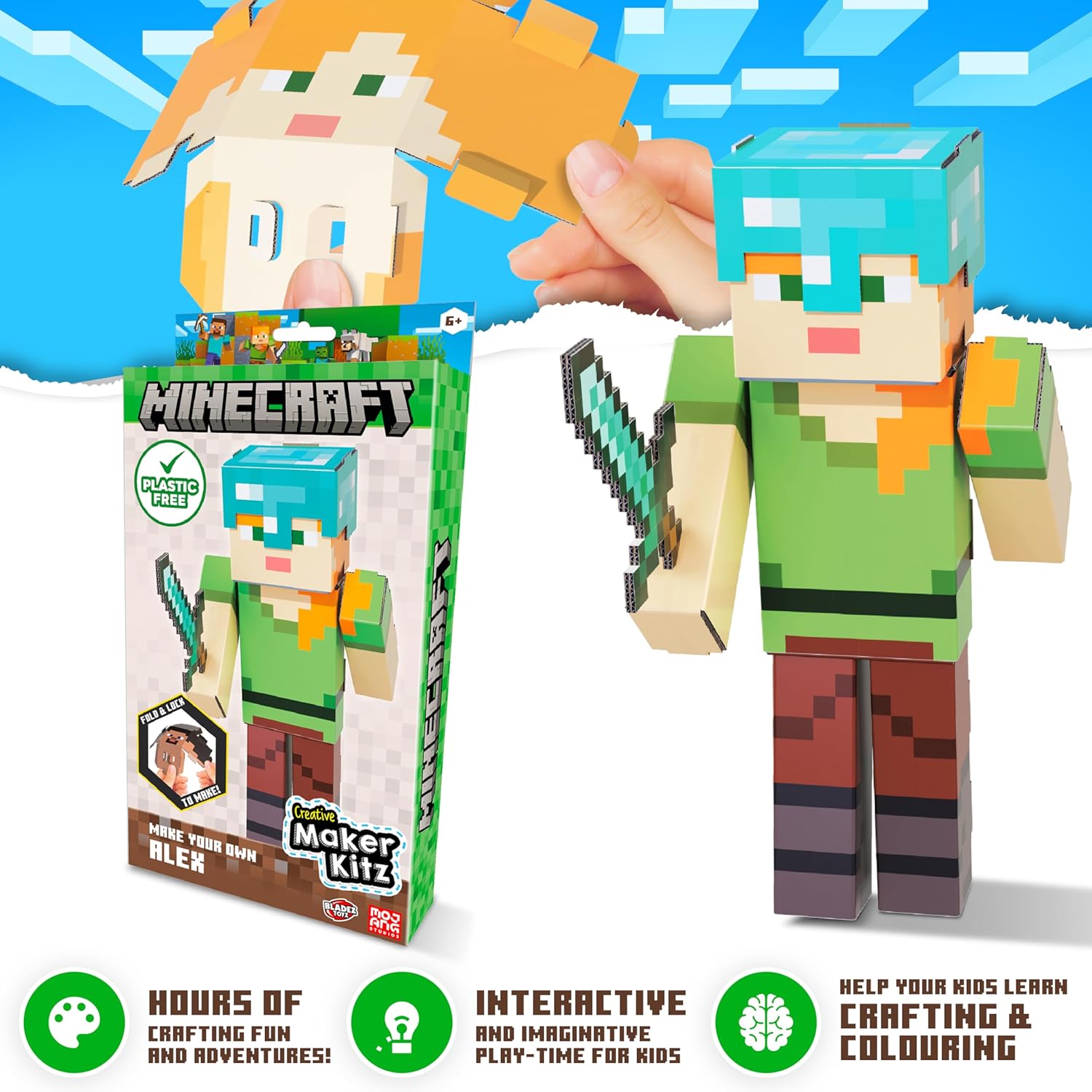 Kit créatif Minecraft Alex à assembler soi-même – Image 7