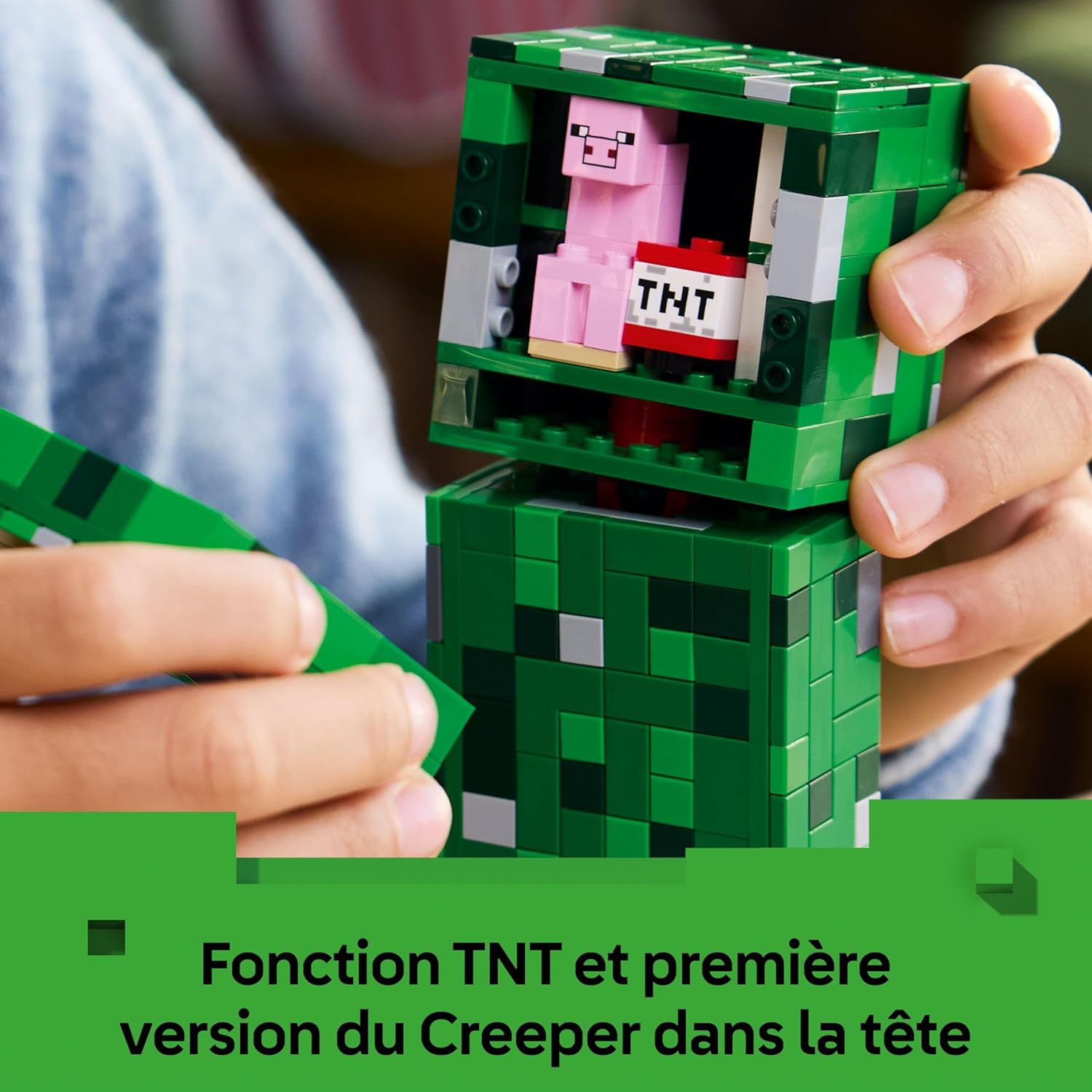 Figurine articulée LEGO Minecraft Creeper avec espace secret 21276 – Image 4