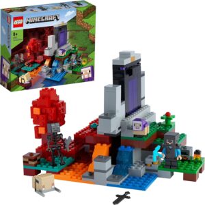 LEGO Minecraft 21172 Portail en ruine avec Steve dans le Nether