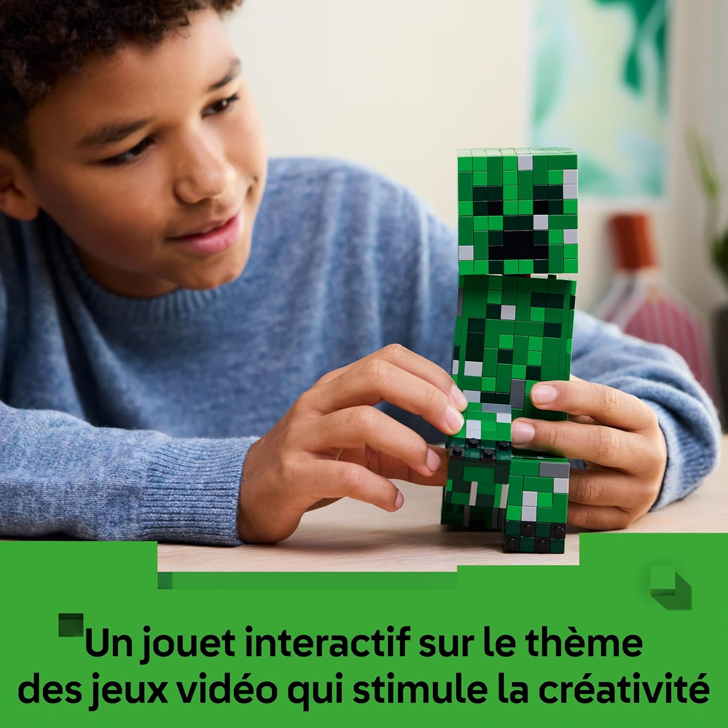 Figurine articulée LEGO Minecraft Creeper avec espace secret 21276 – Image 5