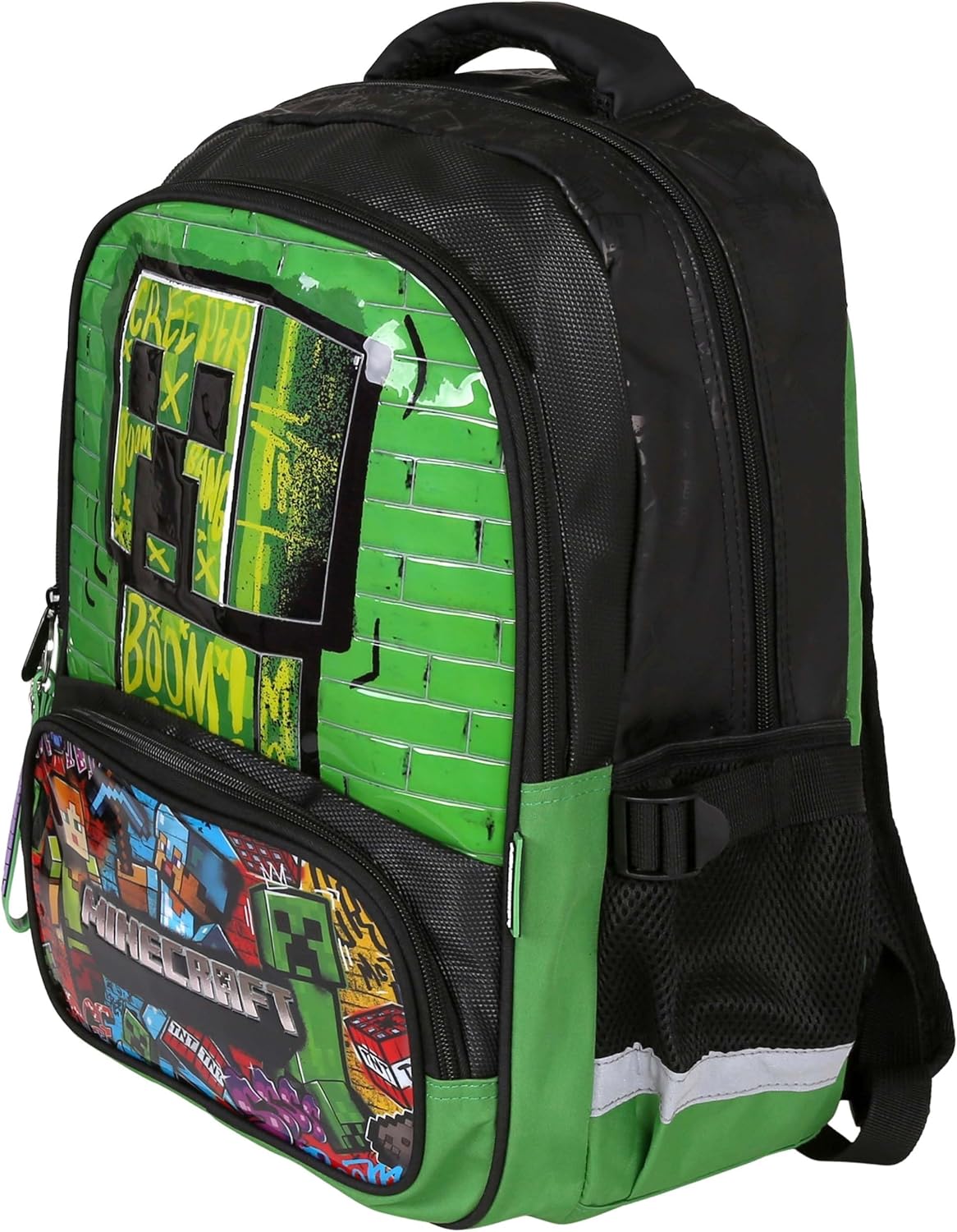 Sac à dos Minecraft Creeper trois compartiments 23 l 40 x 29 x 20 cm – Image 3