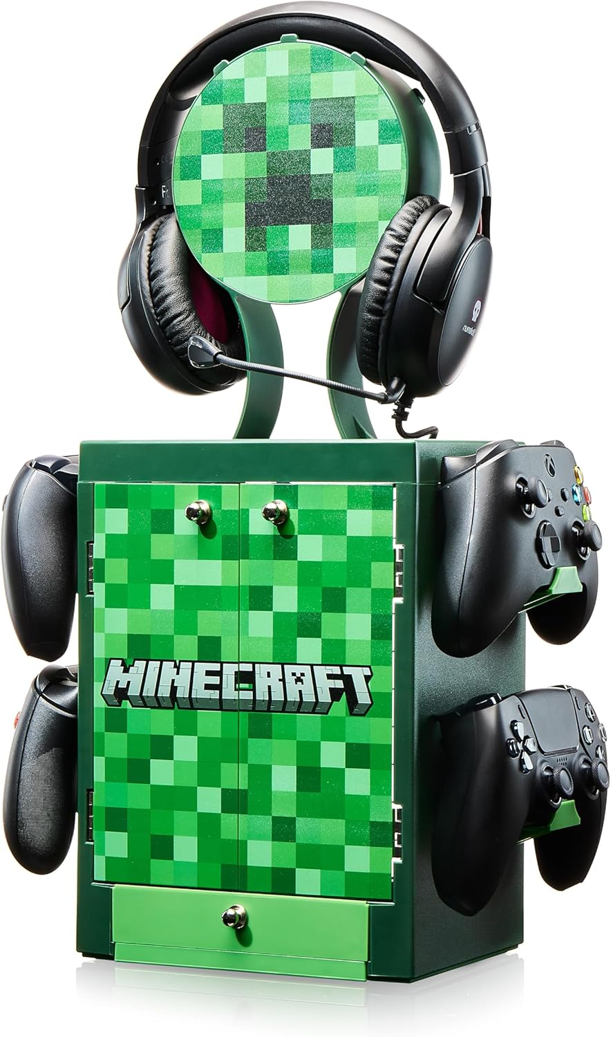 Casier de rangement Minecraft Creeper pour jeux, manettes et casque