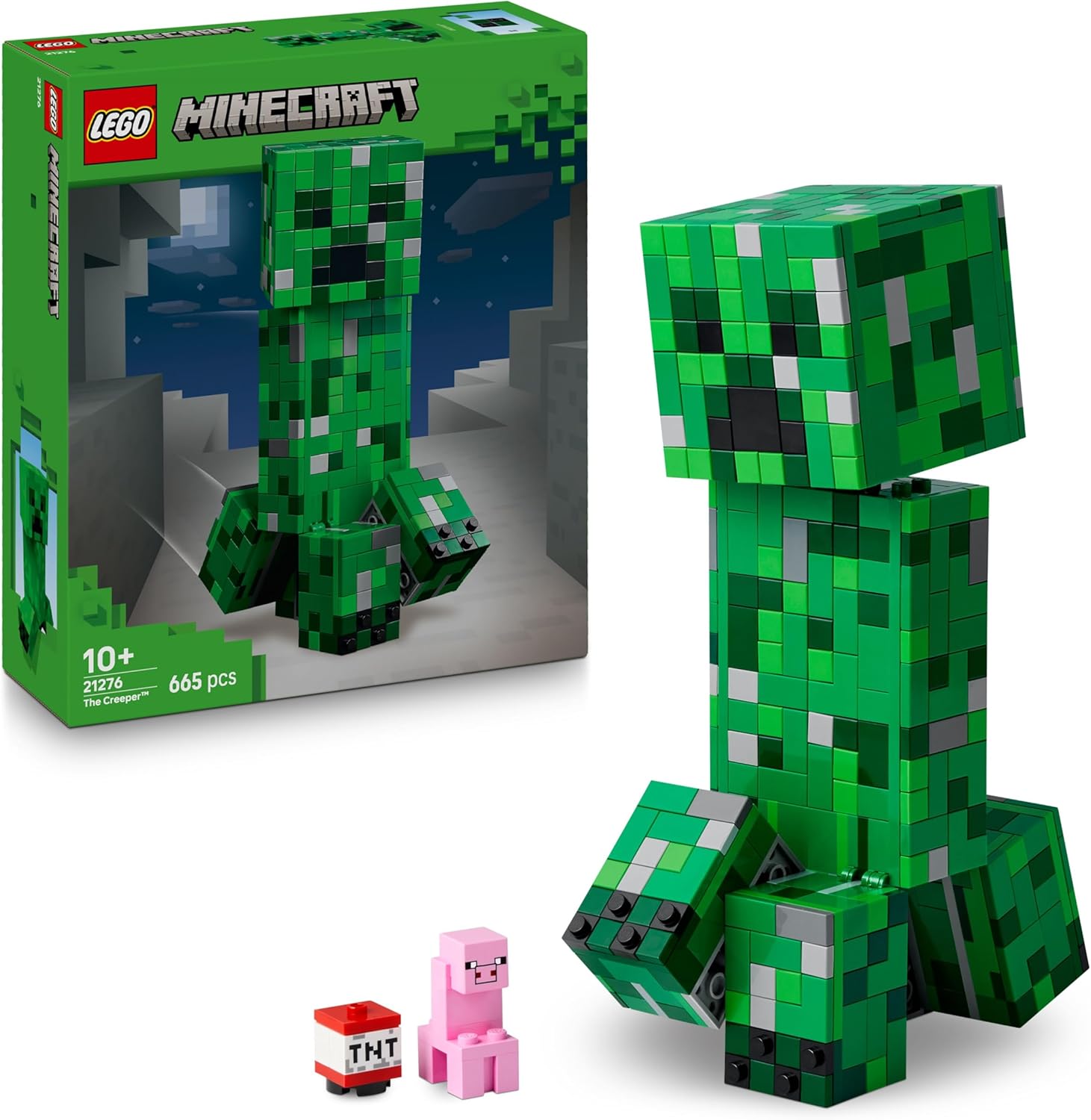 Figurine articulée LEGO Minecraft Creeper avec espace secret 21276