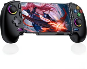 Manette mobile Minecraft sans fil pour iPhone et Android avec joystick à effet Hall
