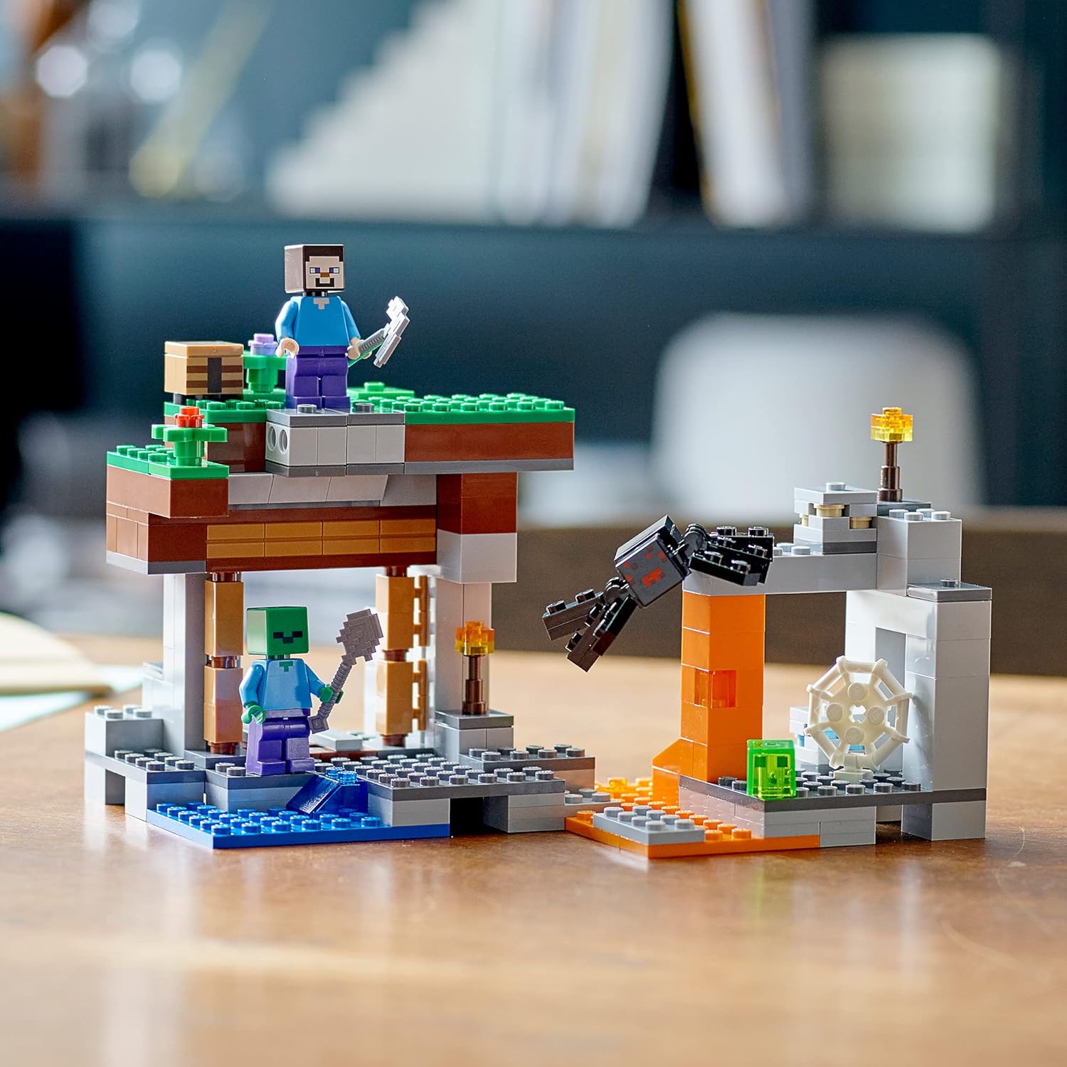 LEGO Minecraft 21166 Mine abandonnée avec Steve et grotte aux zombies – Image 5