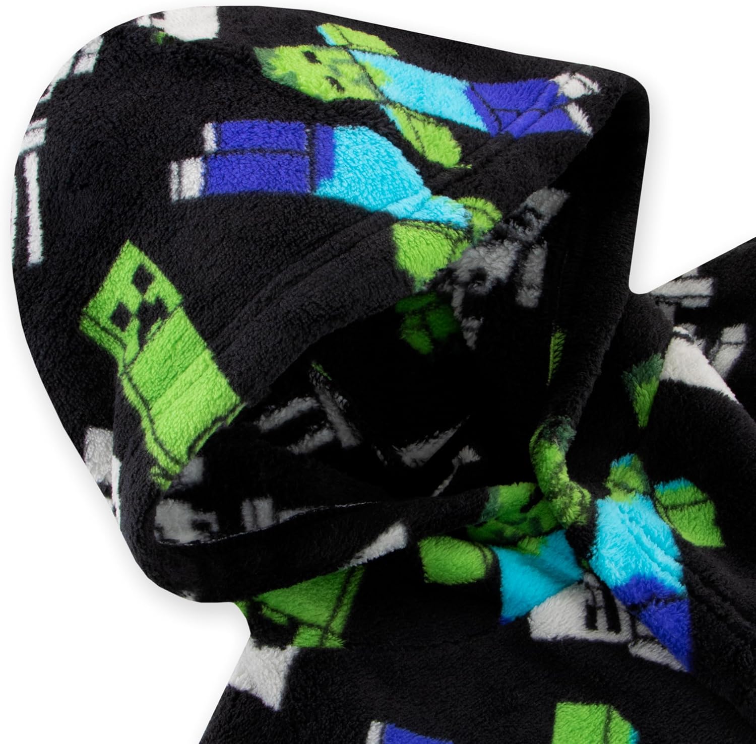 Robe de chambre garçon Minecraft Creeper, peignoir de nuit 5 à 13 ans – Image 7