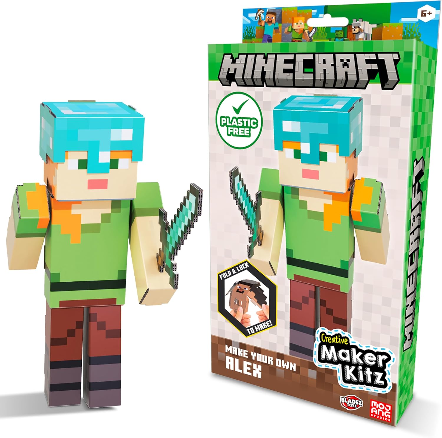Kit créatif Minecraft Alex à assembler soi-même