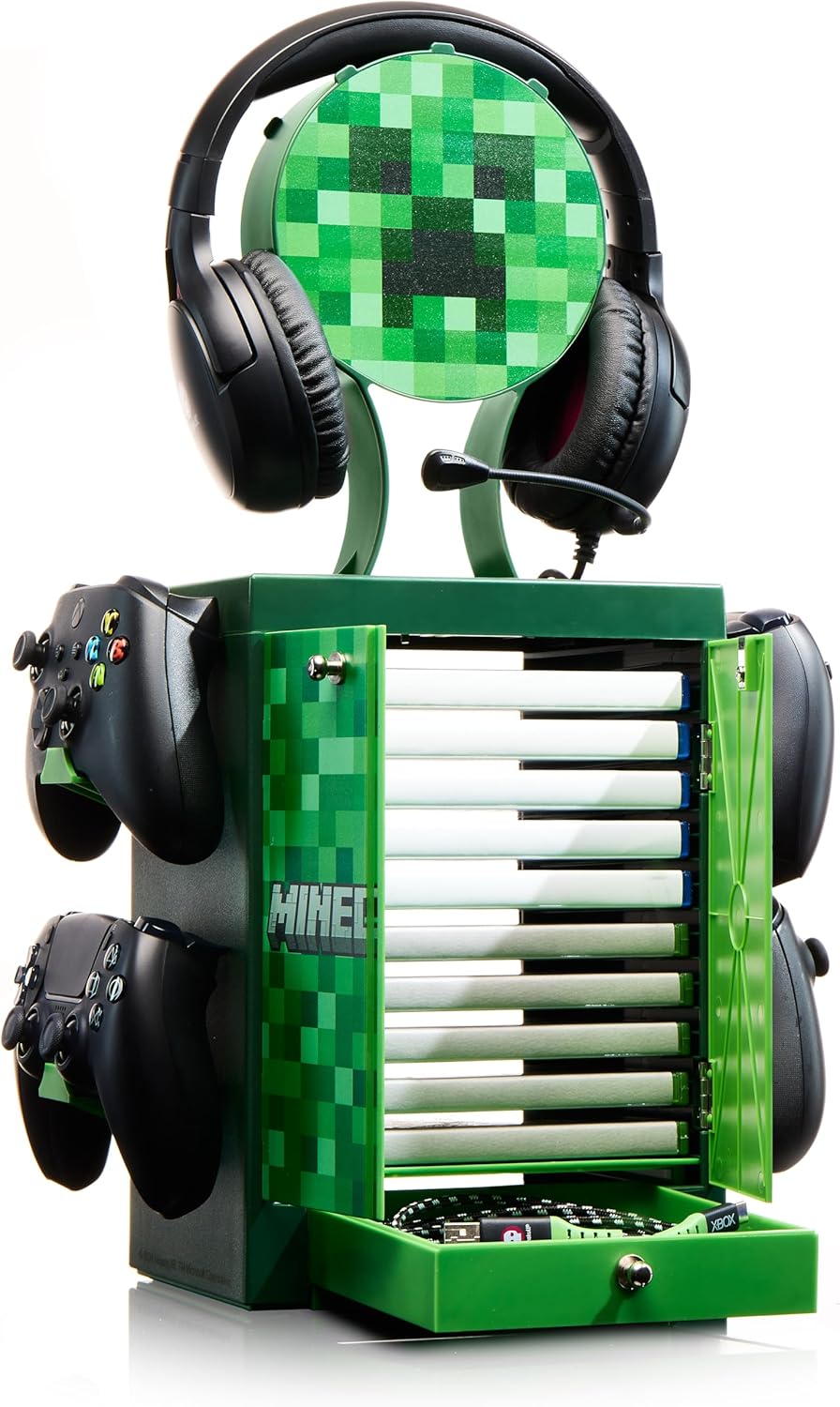Casier de rangement Minecraft Creeper pour jeux, manettes et casque – Image 6