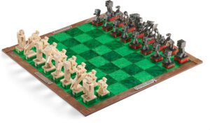 Jeu d’échecs Minecraft Héros de la Surface contre Monstres, The Noble Collection