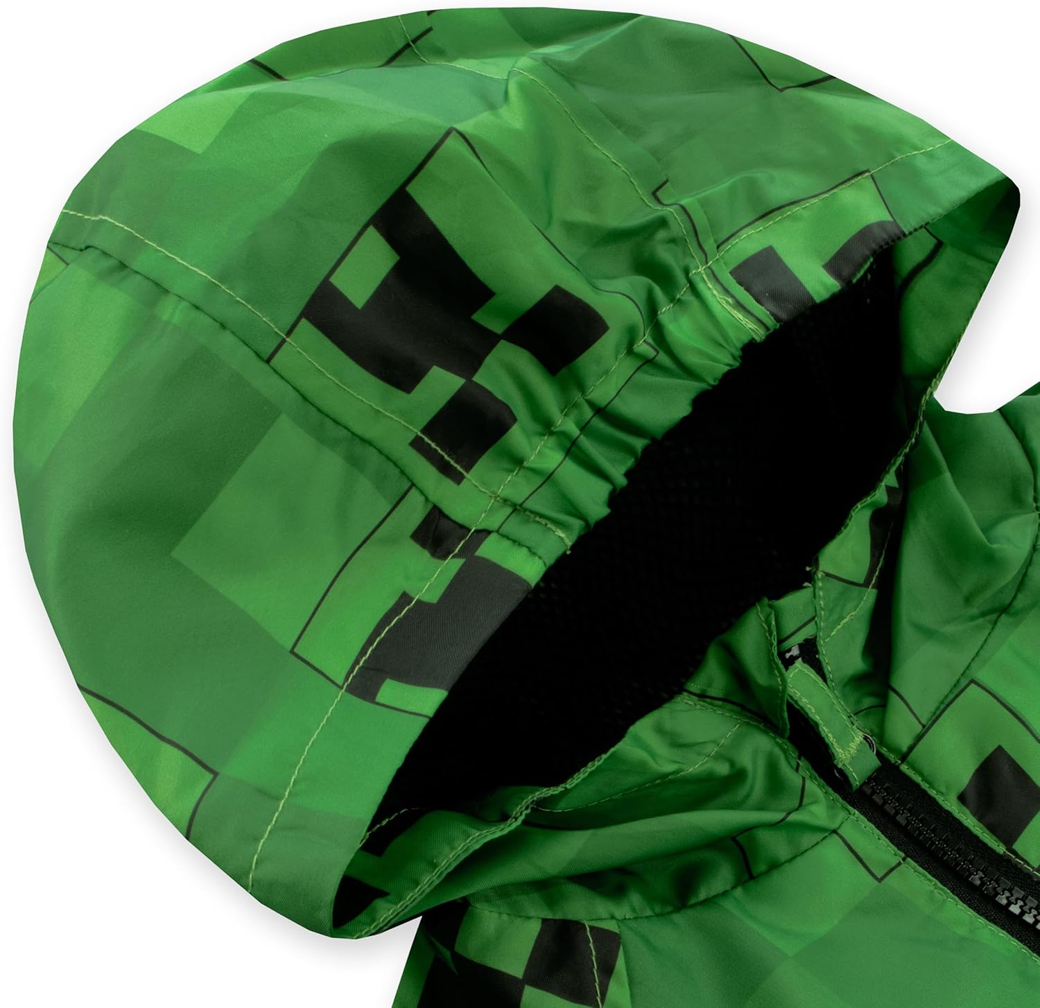 Manteau imperméable Minecraft Creeper pour enfant – Image 8