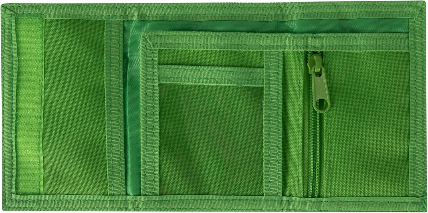 Portefeuille enfant Minecraft TNT vert à 3 volets – Image 2