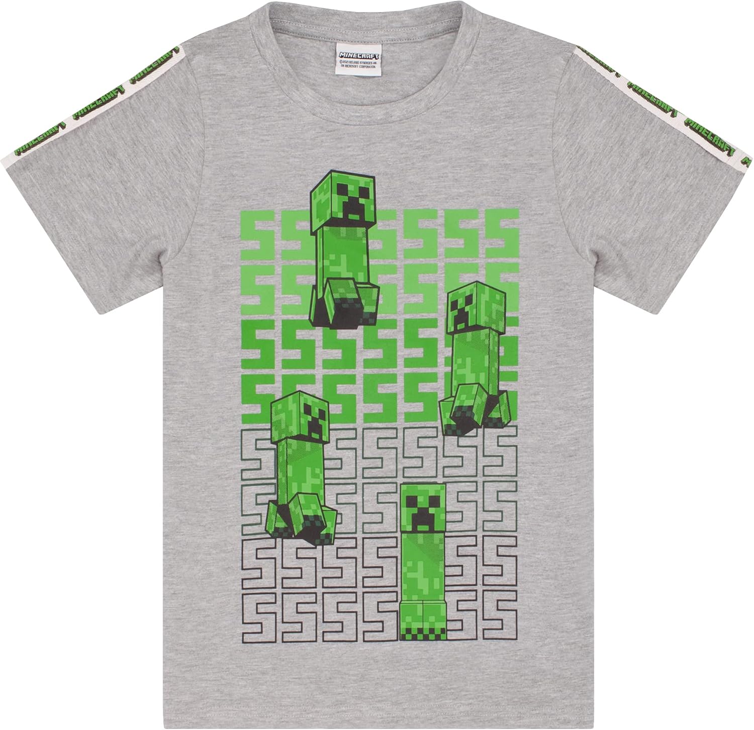 Pyjama short Minecraft enfant, 4 designs, haut et short – Image 5