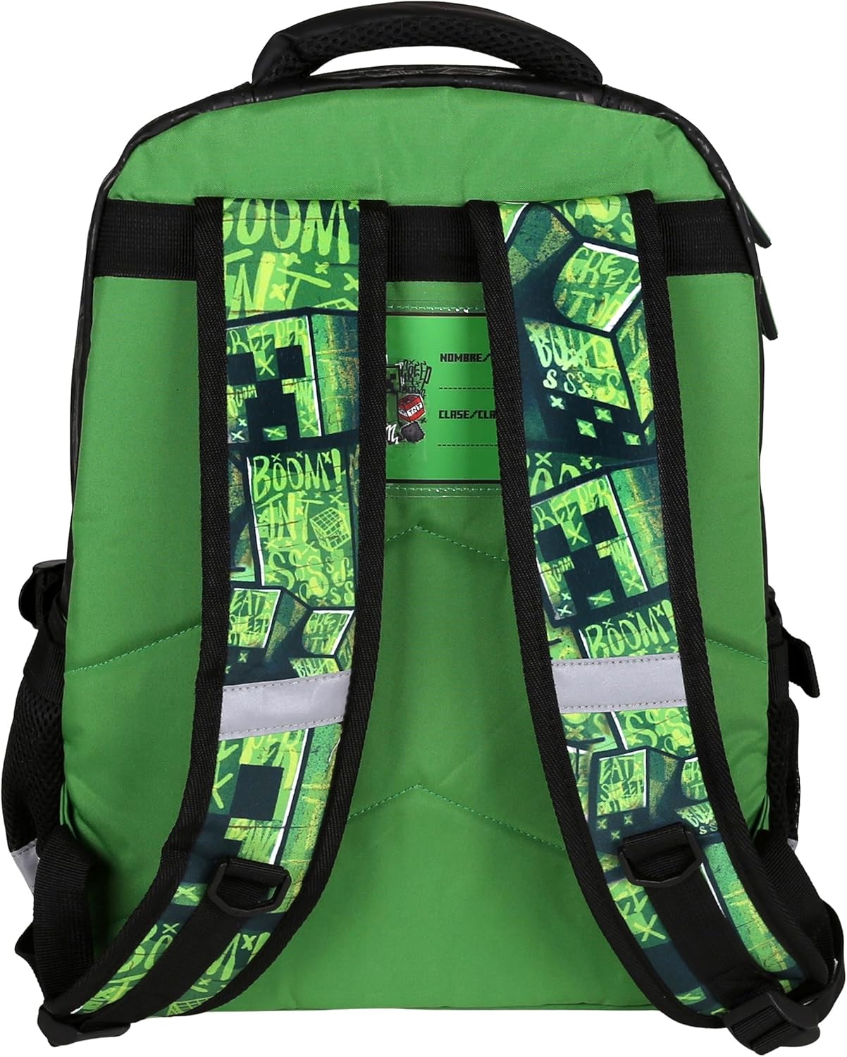 Sac à dos Minecraft Creeper trois compartiments 23 l 40 x 29 x 20 cm – Image 4