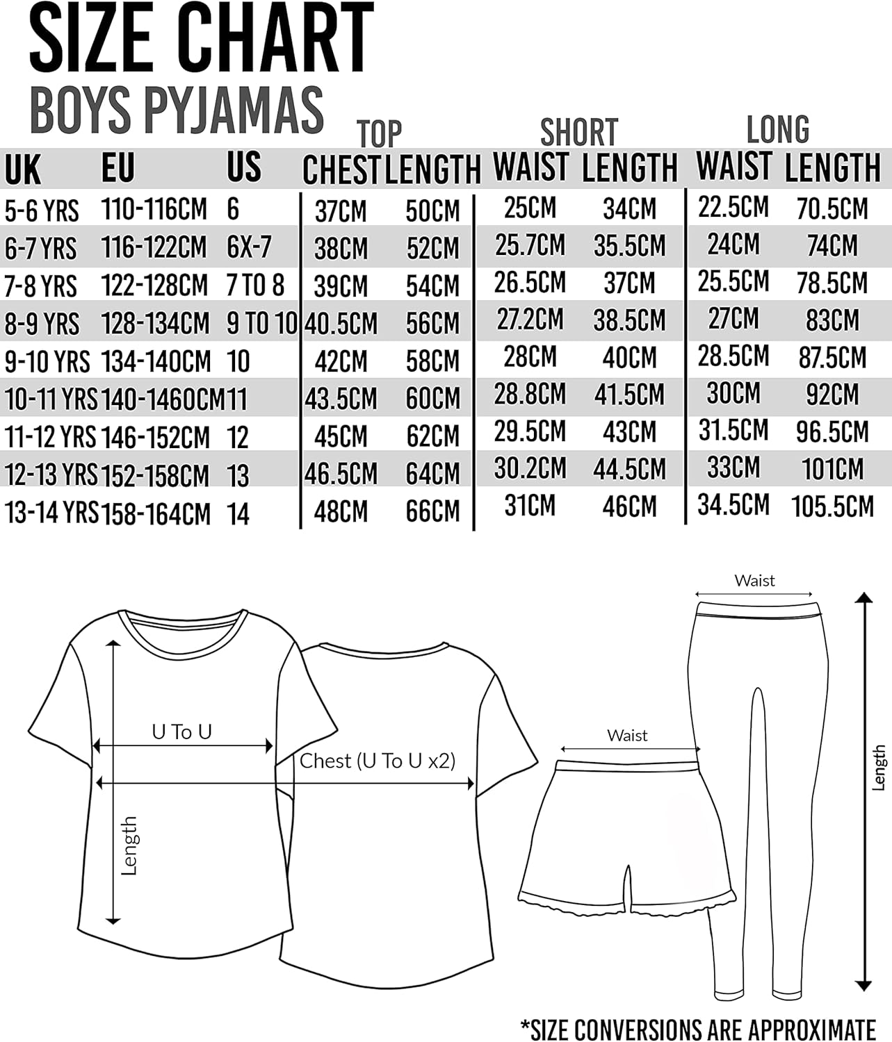 Pyjama Minecraft garçon avec bas long ou court – Image 2
