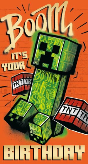 Carte d'anniversaire General Minecraft Danilo Promotions LTD