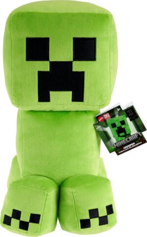 Peluche géante Creeper Minecraft 40 cm Mattel HWD75