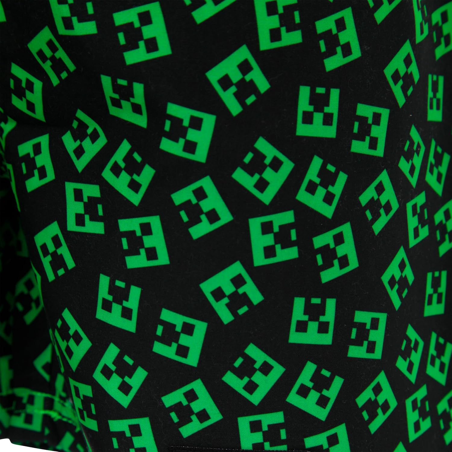 Short de bain Creeper noir Minecraft pour garçon – Image 7