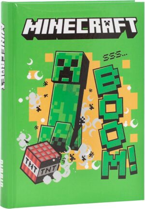 Agenda scolaire Minecraft Creeper Jolly, 12 mois et 320 pages couleur