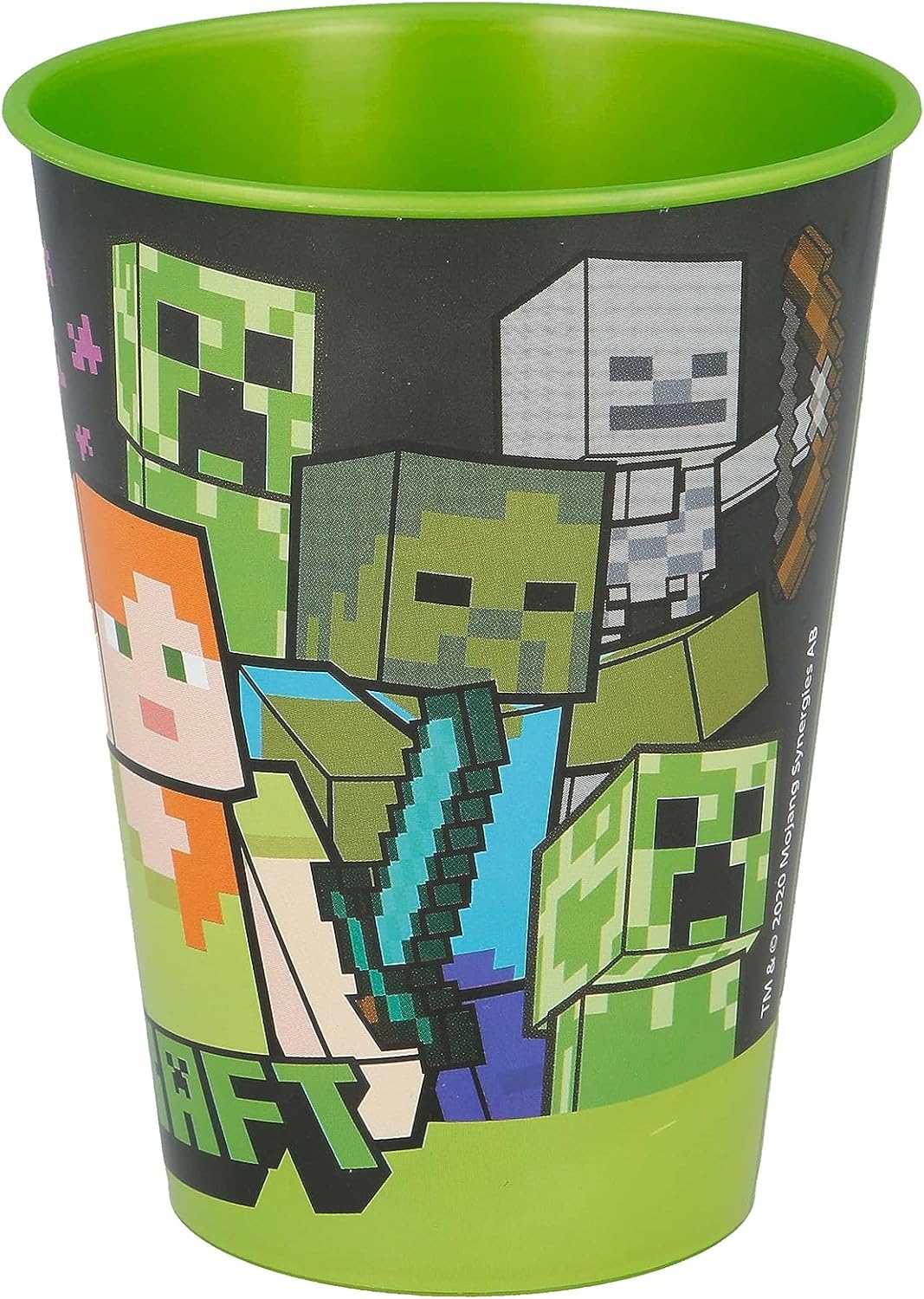 Gobelet réutilisable enfant 260 ML en Plastique sans BPA Minecraft – Image 2