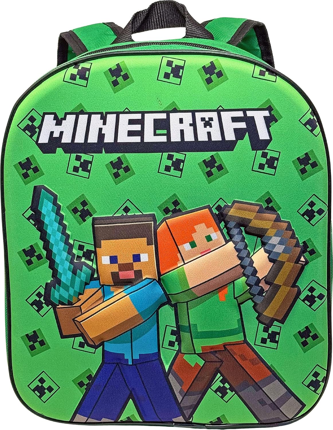 Sac à dos Minecraft 3D 31 cm pour la maternelle – Image 4