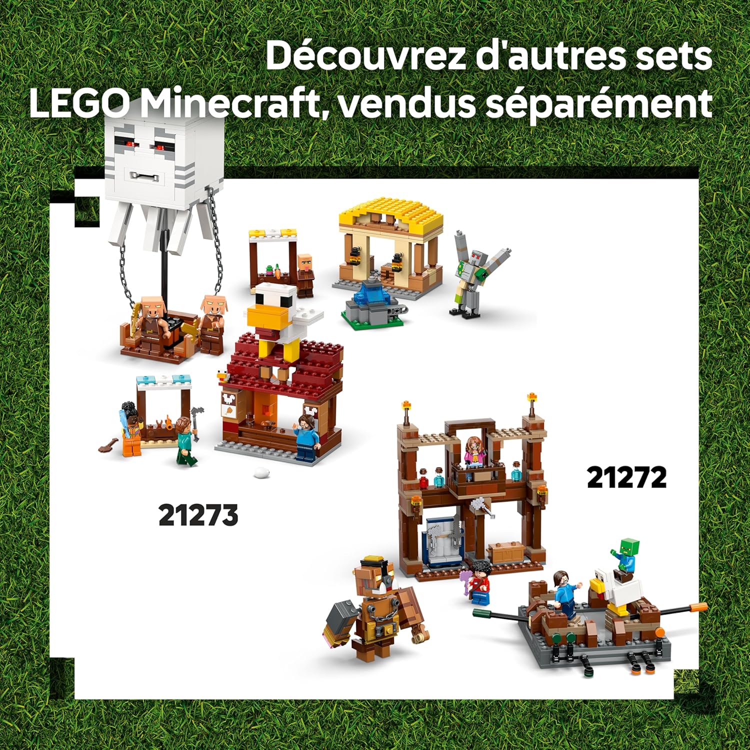 LEGO Minecraft 21272 Le Ring du Manoir des Bois avec Steve et bébé zombie – Image 7