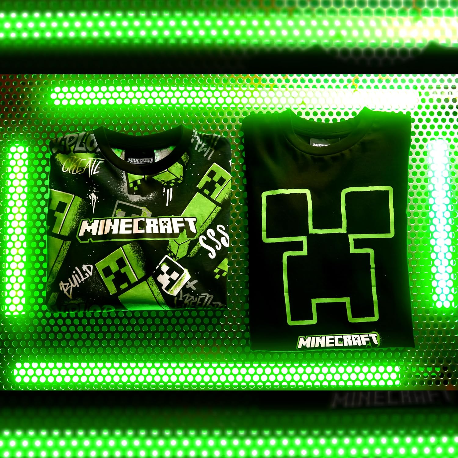 T-shirt Minecraft garçon en coton à manches courtes, lot 1 2 ou 3 – Image 5