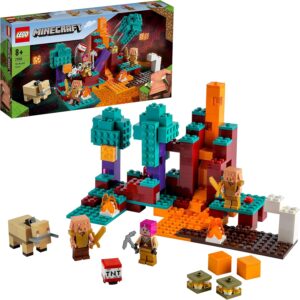 LEGO Minecraft 21168 La Forêt Biscornue avec 4 figurines