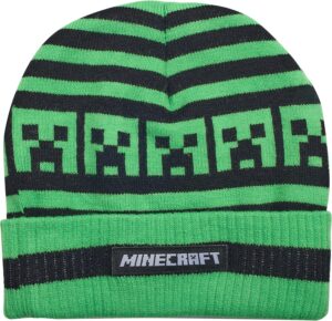 Bonnet d'hiver Minecraft Creeper garçon taille 54-56
