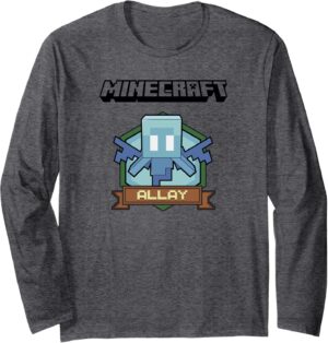 Badge logo simple Allay Minecraft manches longues