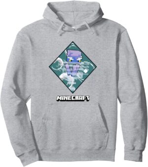 Sweat à capuche Minecraft The Breeze avec logo Big Chest