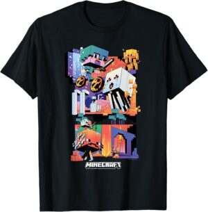 T-shirt Minecraft Creeper Big Chest coupe classique