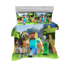 Minecraft : housse de couette thème Aventure
