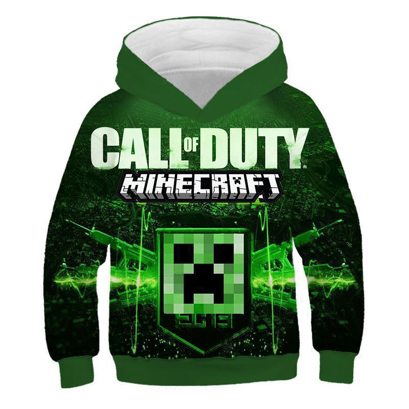 Sweat à capuche Minecraft Call of Duty, tailles enfant à adulte