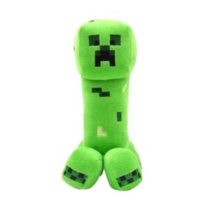Peluche Creeper Minecraft 18 cm verte