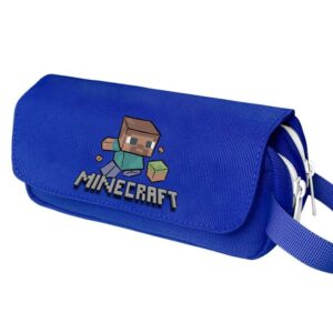 Trousse Minecraft grand format à double compartiment